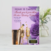 Feestroos Kaart (Staand voorkant)