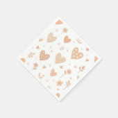 Feestservetten Happy Valentine's Day Servet (Hoek)