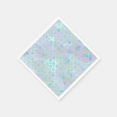 Feestservetten sneeuwvlokken servet (Hoek)