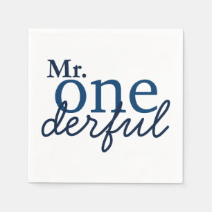 Feestservetten voor de heer Onederful Servetten