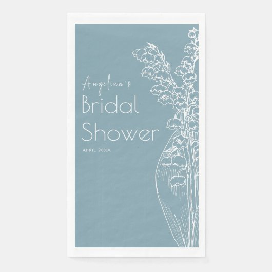 Feestservetten voor een bruidsfeest. servet (Voorkant)