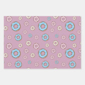 Feestset Mokaal Zoete Donuts Inpakpapier Vel (Voorkant 3)