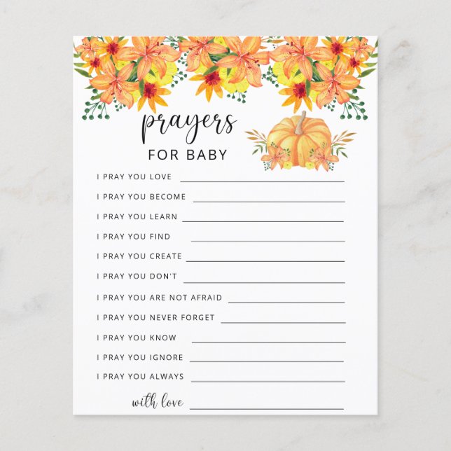 Feestspel | gebeden voor baby (Voorkant)