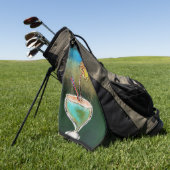 Feeststad Golfhanddoek (Groen)