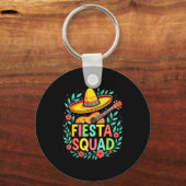 Feestteam bij elkaar passende cinco de mayo Mexica Sleutelhanger (Voorkant)