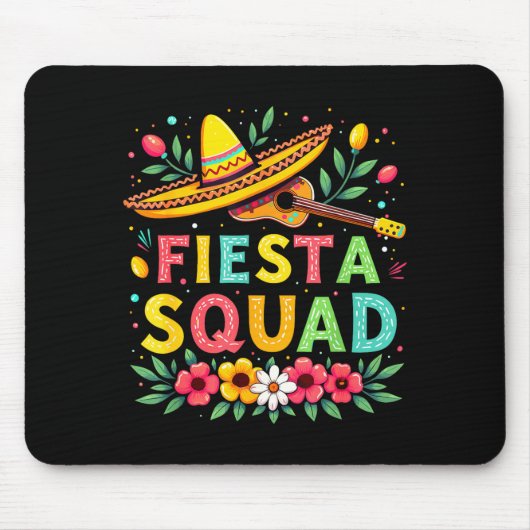 Feestteam bijpassende cinco de mayo Mexicaans fees Muismat (Voorkant)