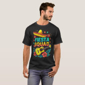 Feestteam bijpassende cinco de mayo Mexicaanse fee T-shirt (Voorkant volledig)