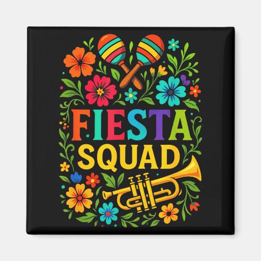 Feestteam - cinco de mayo feest Mexicaanse stijl F Magneet (Voorkant)