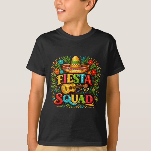 Feestteam Cinco De Mayo Grappig Mexicaans Feest Ma T-shirt (Voorkant)