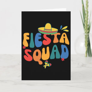 Feestteam Cinco De Mayo Laten we feest vieren Mexi Kaart