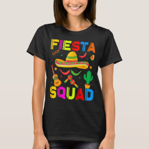 Feestteam grappig cinco de mayo laten we mexicaans t-shirt