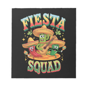 Feestteam Grappige Cinco De Mayo Mexicaans Feest Notitieblok