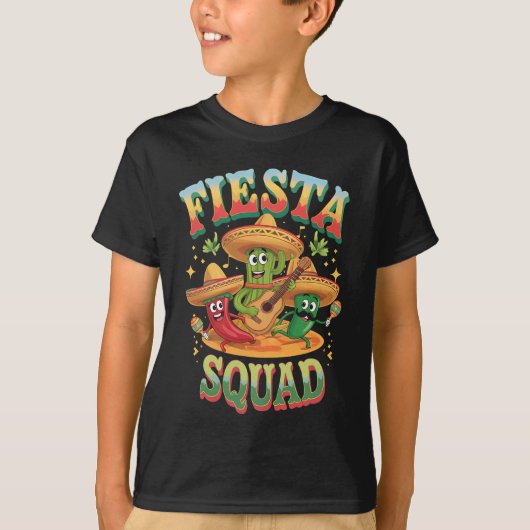 Feestteam Grappige Cinco De Mayo Mexicaans Feest T-shirt (Voorkant)