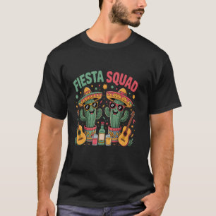 Feestteam Mexicaanse Partij 5 De Mayo Grappige Cin T-shirt