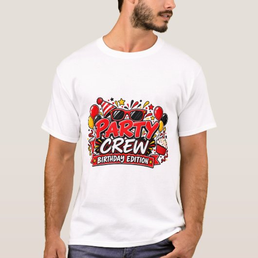 Feestteam T-shirt (Voorkant)