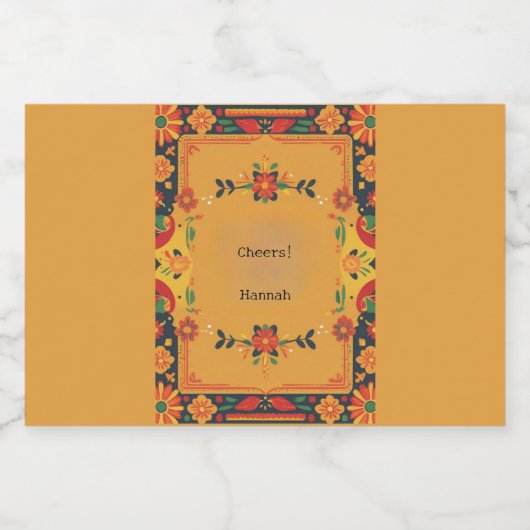 Feestthema Minifleslabels Likeurfles Etiket (Enkel label)