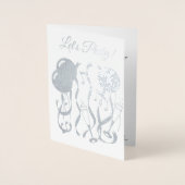 Feesttijd Aangepaste 25e Jubileum Uitnodiging (Voorkant)