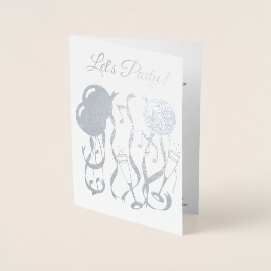 Feesttijd Aangepaste 25e Jubileum Uitnodiging (Voorkant)