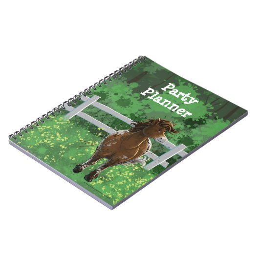 Feesttijd Appaloosa Paard Notitieboek (Linkerzijde)