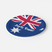 Feesttijd Australische Borden voor vlaggenpapier Papieren Bordje (Gekanteld)