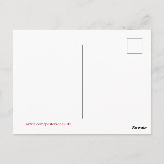 feesttijd briefkaart (Achterkant)