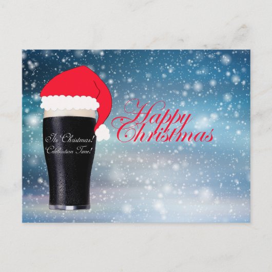 feesttijd briefkaart (Voorkant)