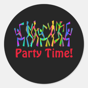 Feesttijd! Disco Dancers Sticker