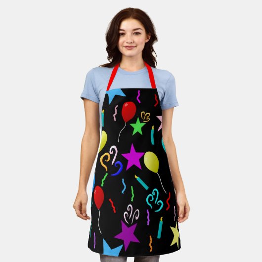 Feesttijd, feest! schort (Gedragen)