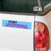 Feesttijd Fort Laud-er-Dale Bumpersticker (Op Truck)