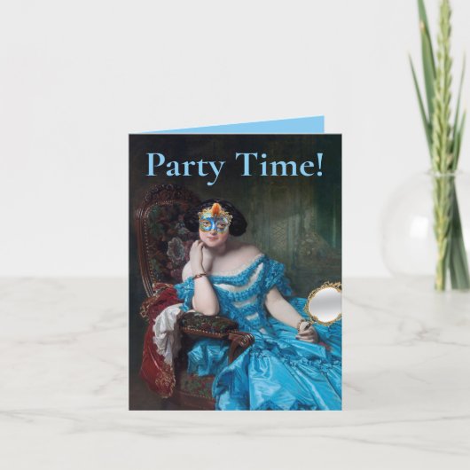 Feesttijd Gravin in Maskerade  Aankondiging (Voorkant)