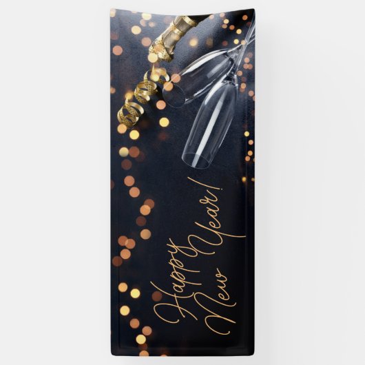 Feesttijd! Happy New Year Banner (Verticaal)