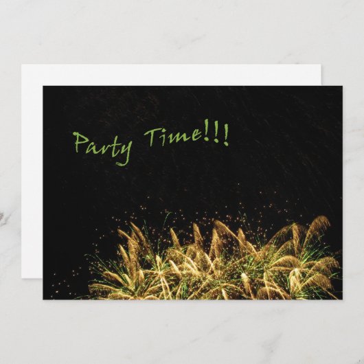 Feesttijd Kaart (Voorkant / Achterkant)