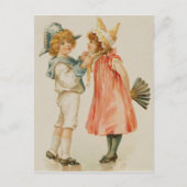 feesttijd, kerstbriefkaart feestdagenkaart (Voorkant)