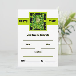 Feesttijd - Lichte groen Kaart