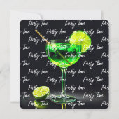 Feesttijd Neon Populair Gepersonaliseerd Kaart (Voorkant)