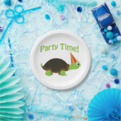 Feesttijd! Schildpad Papieren Bordje (Feest)