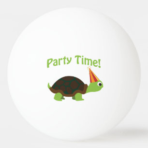 Feesttijd! Schildpad Pingpongbal