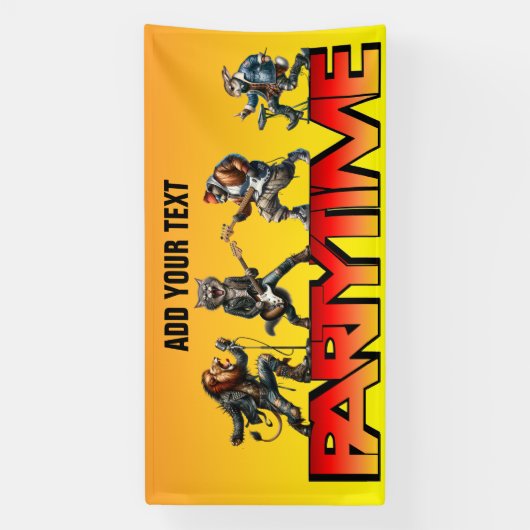 FEestTijD Spandoek (Verticaal)