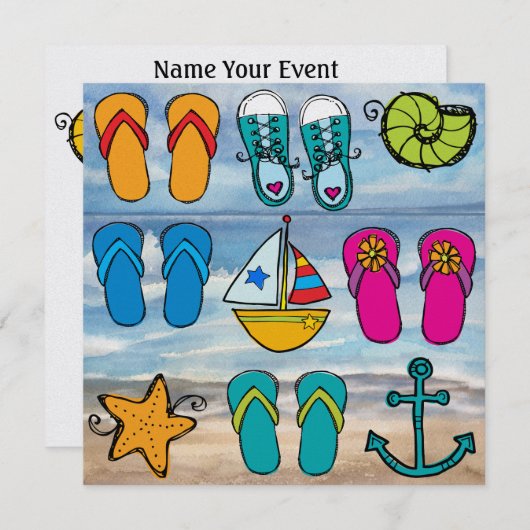 Feesttijd - SRF Kaart (Voorkant / Achterkant)