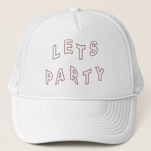 Feesttijd Trucker Pet (Voorkant)