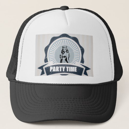 FEESTTIJD TRUCKER PET (Voorkant)