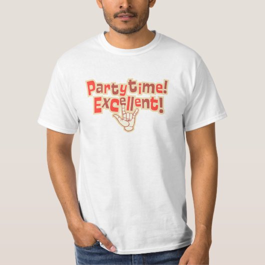 Feesttijd! Uitstekend! T-shirt v.1 (Voorkant)