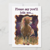 Feesttijd Vuur Paard Kaart (Voorkant)