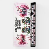 FEESTTIJDBANNER SPANDOEK (Verticaal)