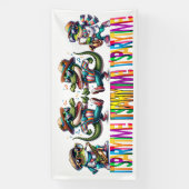 FEESTTIJDBANNER SPANDOEK (Verticaal)