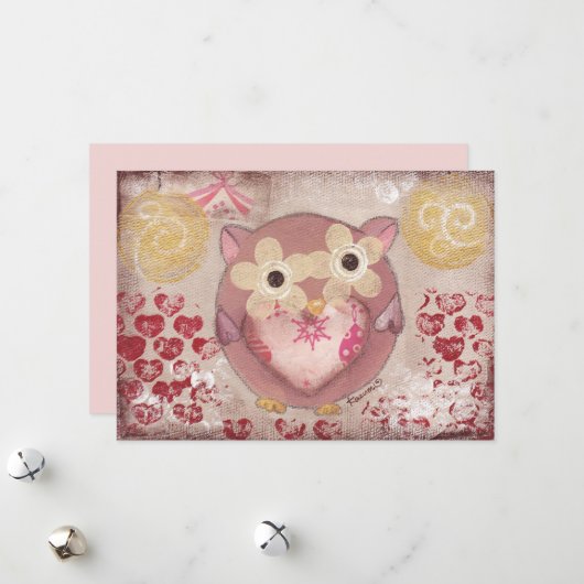 Feestuil Feestdagenkaart (Voorkant / Achterkant in situ)