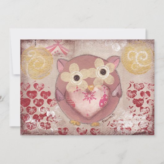 Feestuil Feestdagenkaart (Voorkant)