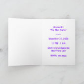 Feestuitnodiging: "Cheshire Cat" (Binnen)