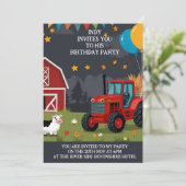 Feestuitnodiging die je naar eigen smaak kunt pers kaart (Staand voorkant)