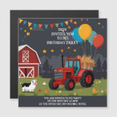 Feestuitnodiging die u naar uw smaak kunt personal (Voorkant / Achterkant)